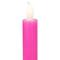 Set of 4 Purple and Pink Flickering LED Christmas Advent Wax Taper Candles 9.5"